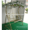 home decoration wrought iron garden swing chair